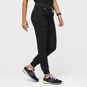 Figs Zamora Scrub Pants Black- Small Petite